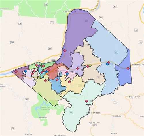 Image of School Location Map